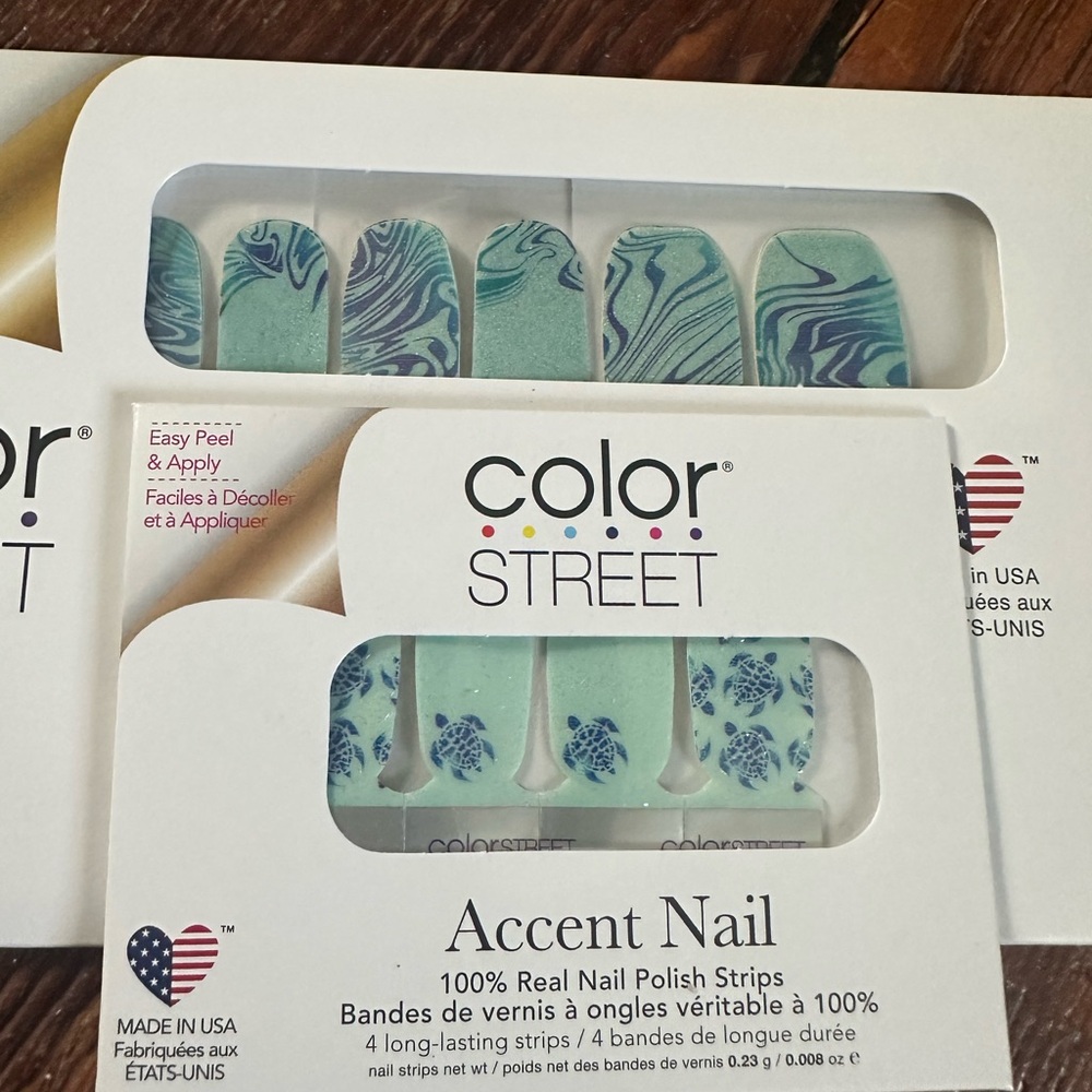 Color Street Nail Polish Strips- Think You’re Slick and Honu